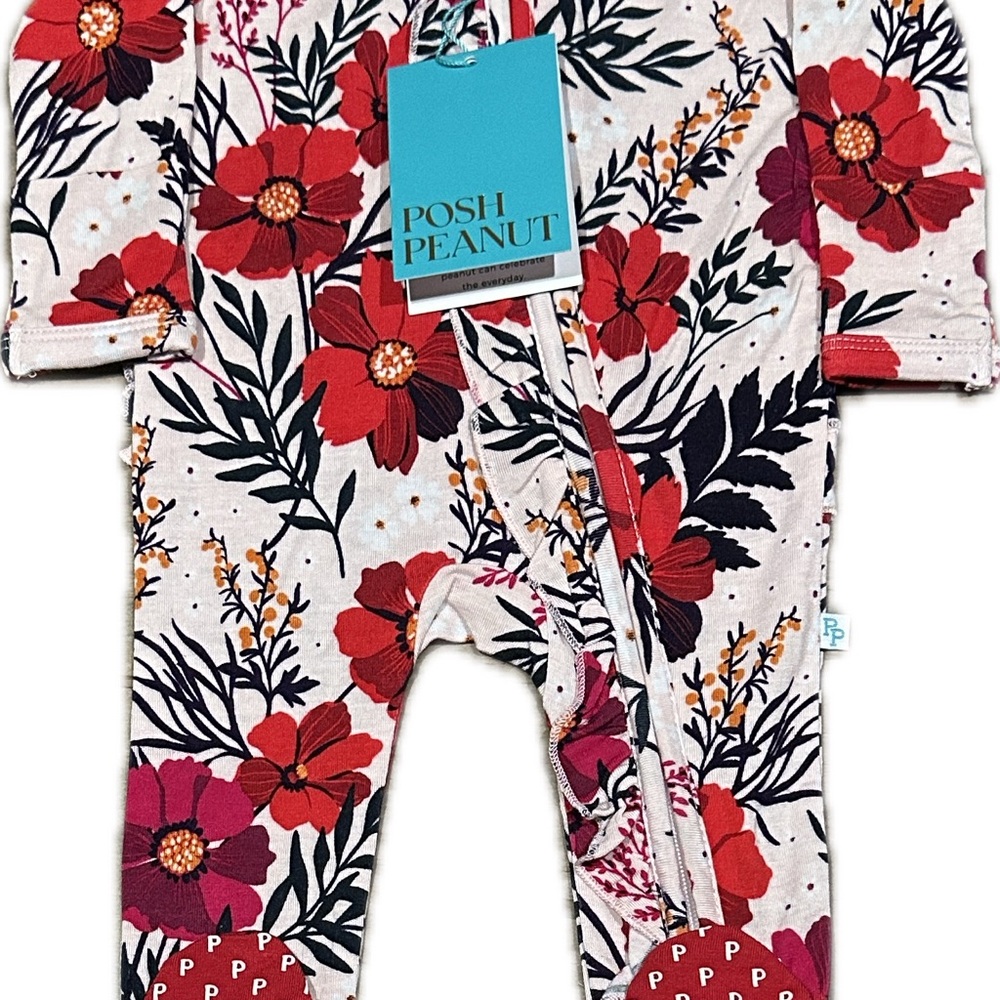 NB Posh Peanut Chloe Ruffled Footie